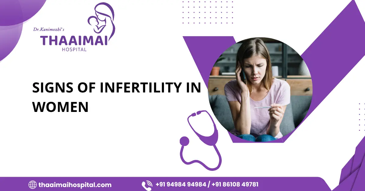 Signs of infertility in women