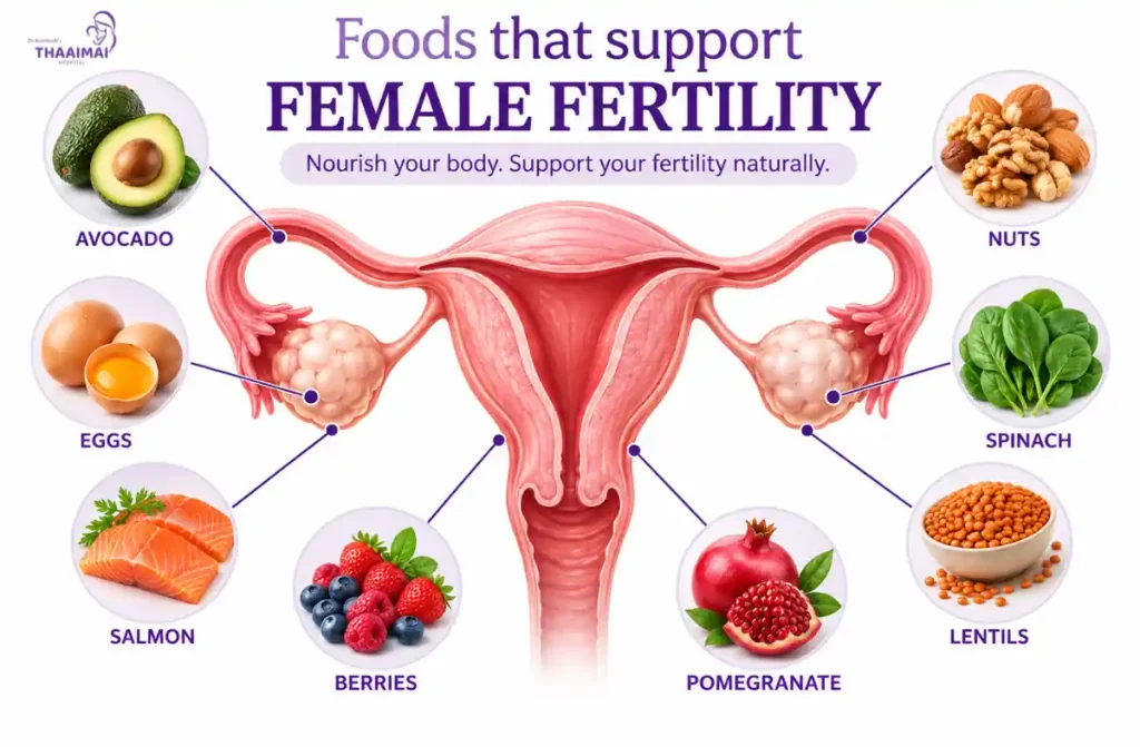 Foods That Increase Female Fertility
